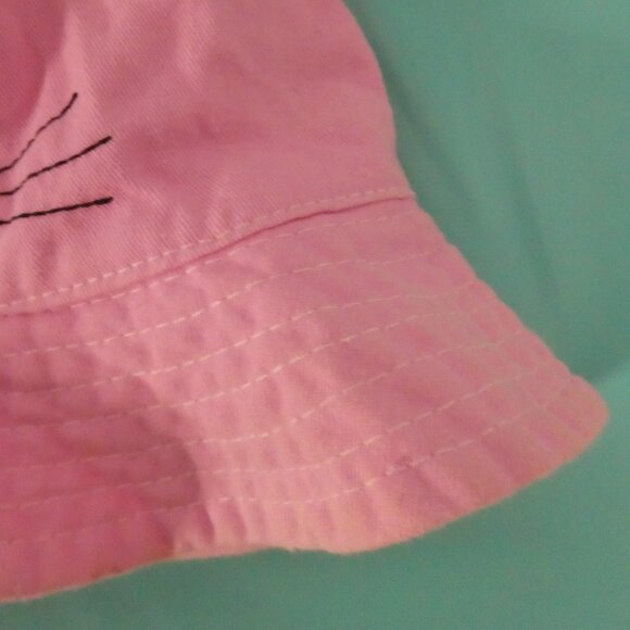 Unbranded | OS one size | Adorable Pink Cat Face Bucket Hat - Picture 8 of 13